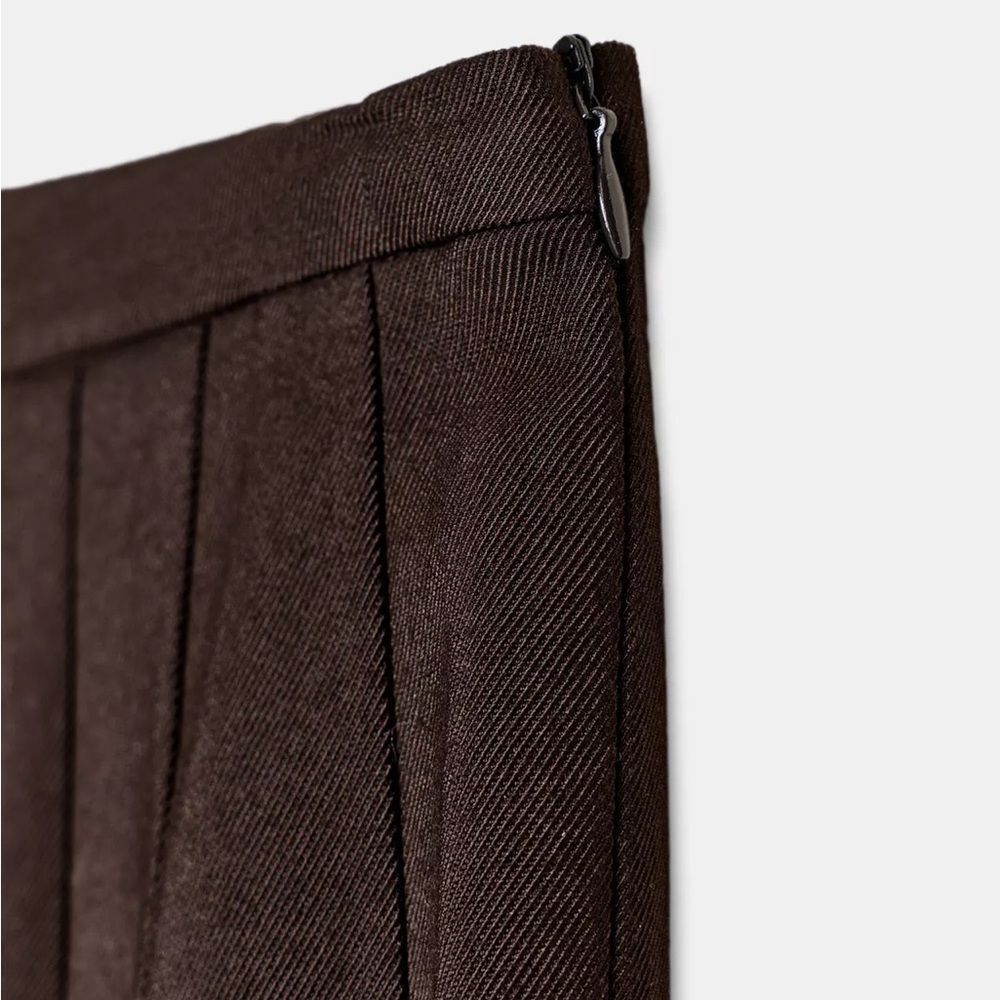 ZARA ZW COLLECTION LONG BOX PLEAT SKIRT - Picture 2 of 9